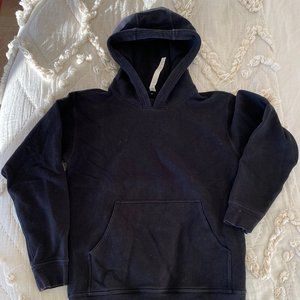 Lululemon garment-washed black petite hoodie